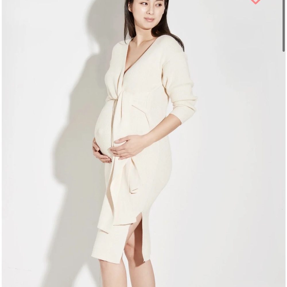 Nothing Fits But Sweater Dress Maternity/Nursing